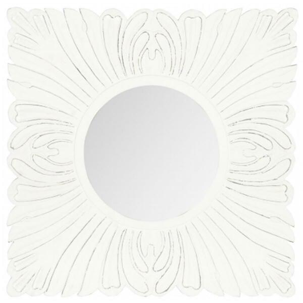 Safavieh Acanthus Mirror, White - 28 x 1 x 31 in. MIR5001D